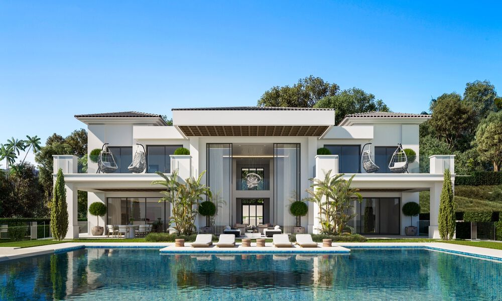 2 Meesterlijke, luxevilla’s te koop, eerstelijns Los Flamingos Golf in Marbella - Benahavis 46488