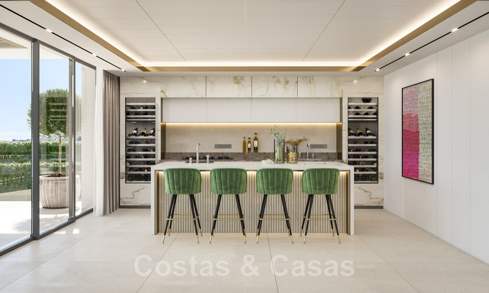 2 Meesterlijke, luxevilla’s te koop, eerstelijns Los Flamingos Golf in Marbella - Benahavis 46490
