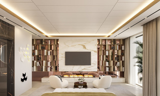 2 Meesterlijke, luxevilla’s te koop, eerstelijns Los Flamingos Golf in Marbella - Benahavis 46495 