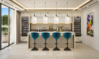 2 Meesterlijke, luxevilla’s te koop, eerstelijns Los Flamingos Golf in Marbella - Benahavis 46498 