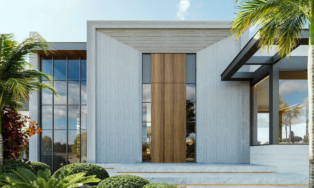 Nieuwe designvilla te koop met moderne architectuur en prachtig uitzicht op zee op de begeerde Golden Mile van Marbella 47105