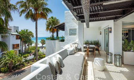 Eigentijds gerenoveerd penthouse te koop met zeezicht in Puente Romano, in het hartje van de Golden Mile, Marbella 46873