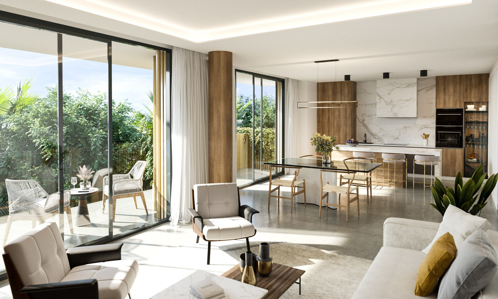 Nieuwbouw luxe appartementen te koop op een steenworp van het strand in het hartje van Marbella centrum 46854