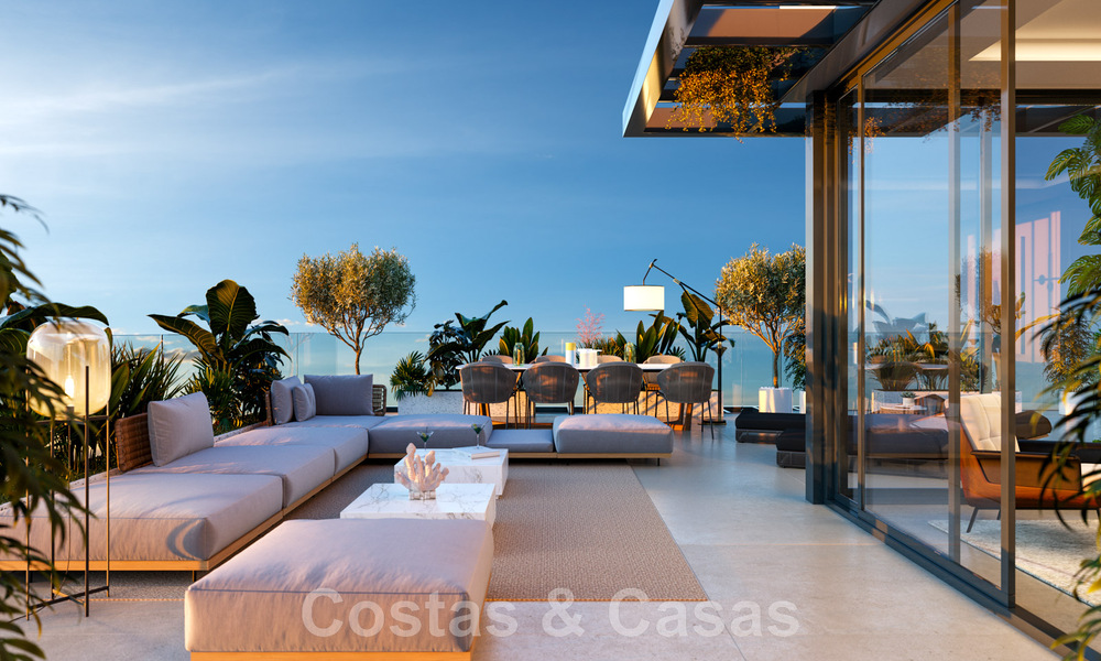 Nieuwbouw luxe appartementen te koop op een steenworp van het strand in het hartje van Marbella centrum 46855