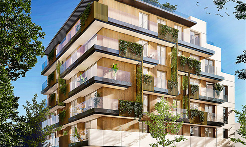 Nieuwbouw luxe appartementen te koop op een steenworp van het strand in het hartje van Marbella centrum 46859