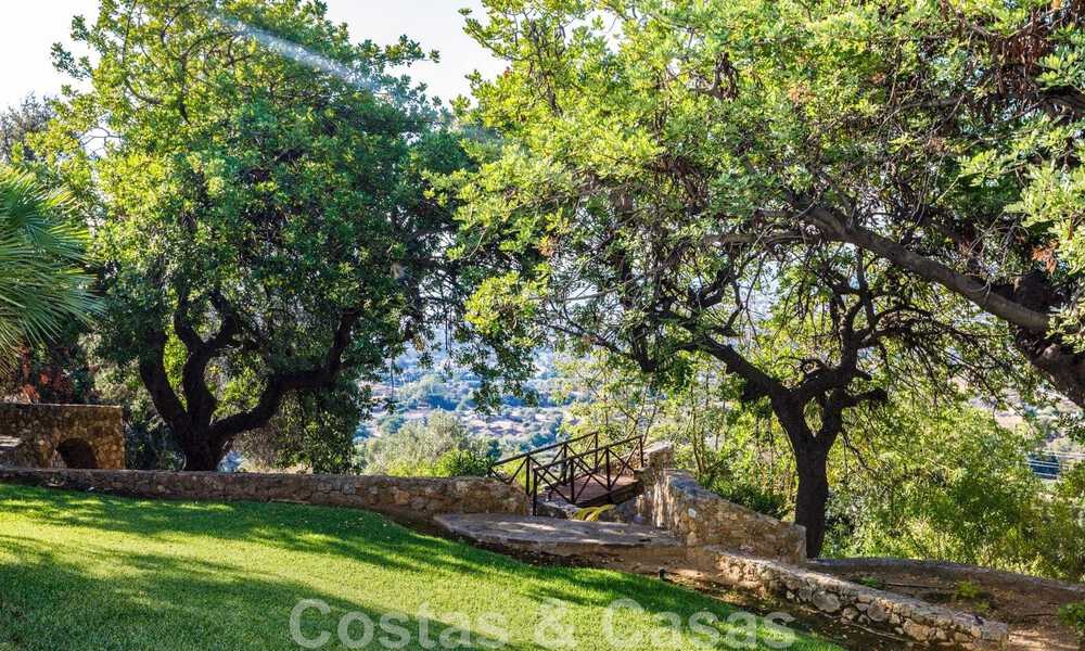 Spaanse luxevilla te koop met panoramisch zeezicht op loopafstand van Mijas Pueblo, Costa del Sol 47184