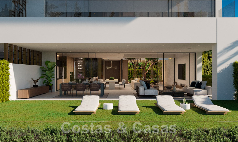 Nieuw innovatief project te koop bestaande uit 6 exclusieve villa’s met zeezicht, op loopafstand van Puerto Banus in Nueva Andalucia, Marbella 47248