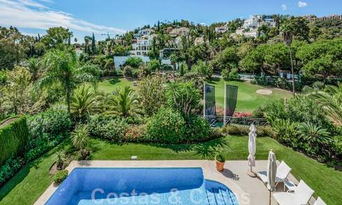 Charmante, Andalusische villa te koop met rustgevend uitzicht op de golfbanen in een begeerde woonwijk in La Quinta, Benahavis - Marbella 47696