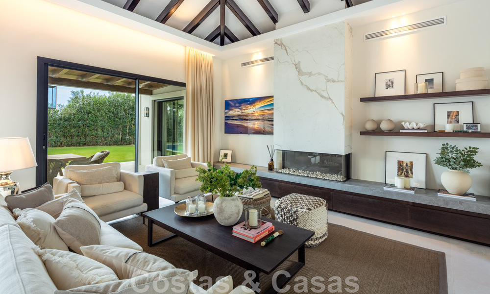 Contemporaine, mediterrane luxevilla te koop in Nueva Andalucia’s golfvallei, Marbella 47932