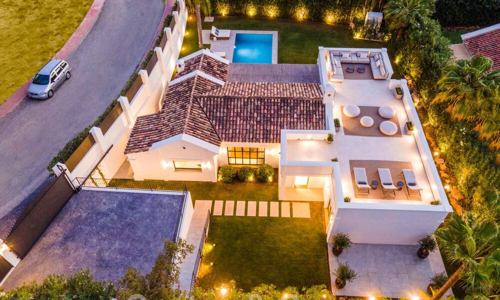 Contemporaine, mediterrane luxevilla te koop in Nueva Andalucia’s golfvallei, Marbella 47940