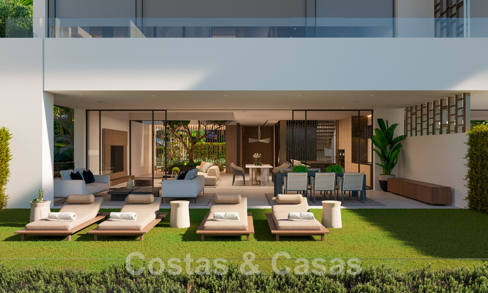 Herverkoop! Luxevilla te koop in een nieuw innovatief project bestaande uit 12 geavanceerde villa’s met zeezicht, op de Golden Mile van Marbella 47768