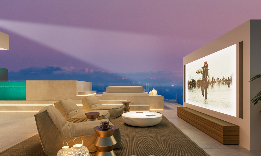 Herverkoop! Luxevilla te koop in een nieuw innovatief project bestaande uit 12 geavanceerde villa’s met zeezicht, op de Golden Mile van Marbella 47771