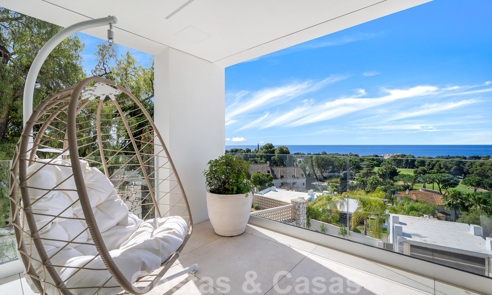 Moderne nieuwbouwvilla met infinity pool en panoramisch zeezicht te koop ten oosten van Marbella centrum 51929