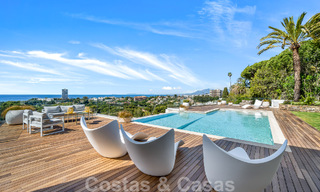 Moderne nieuwbouwvilla met infinity pool en panoramisch zeezicht te koop ten oosten van Marbella centrum 51937 