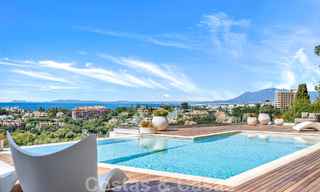 Moderne nieuwbouwvilla met infinity pool en panoramisch zeezicht te koop ten oosten van Marbella centrum 51946 