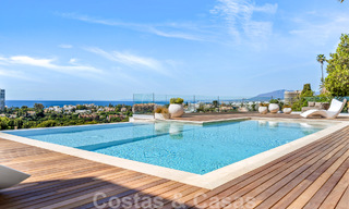 Moderne nieuwbouwvilla met infinity pool en panoramisch zeezicht te koop ten oosten van Marbella centrum 51947 