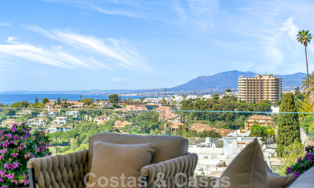 Moderne nieuwbouwvilla met infinity pool en panoramisch zeezicht te koop ten oosten van Marbella centrum 51951
