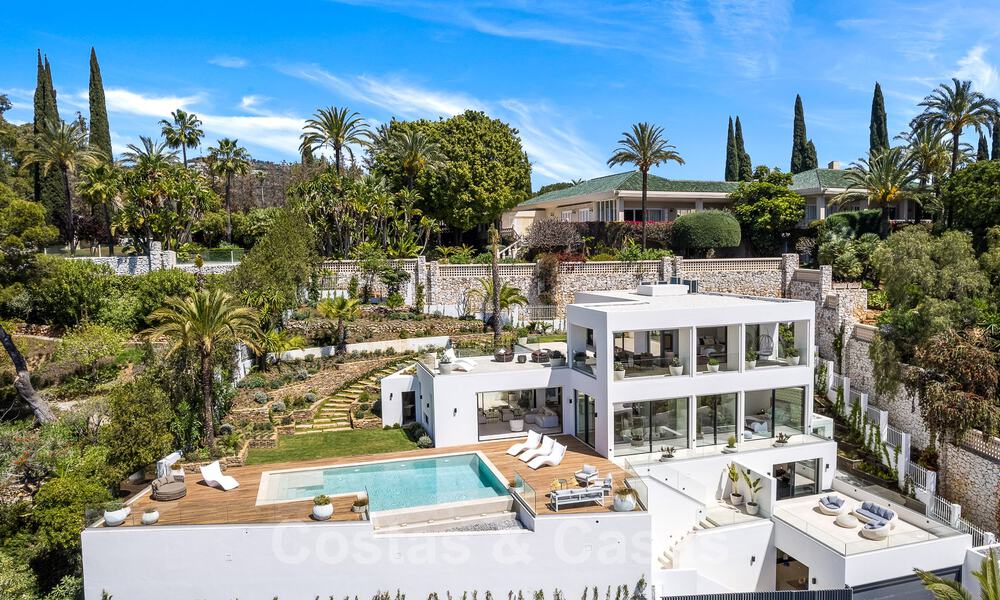Moderne nieuwbouwvilla met infinity pool en panoramisch zeezicht te koop ten oosten van Marbella centrum 51958