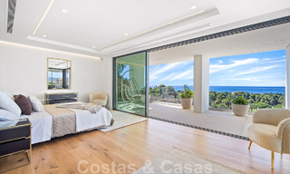 Moderne nieuwbouwvilla met infinity pool en panoramisch zeezicht te koop ten oosten van Marbella centrum 51968 