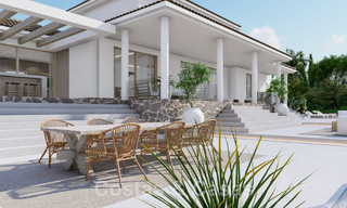 Volledig gerenoveerde Spaanse luxevilla te koop in een bevoorrechte urbanisatie dicht bij de golfbanen in Marbella - Benahavis 48083 