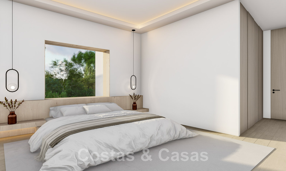Volledig gerenoveerde Spaanse luxevilla te koop in een bevoorrechte urbanisatie dicht bij de golfbanen in Marbella - Benahavis 48087