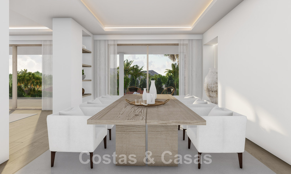 Volledig gerenoveerde Spaanse luxevilla te koop in een bevoorrechte urbanisatie dicht bij de golfbanen in Marbella - Benahavis 48092