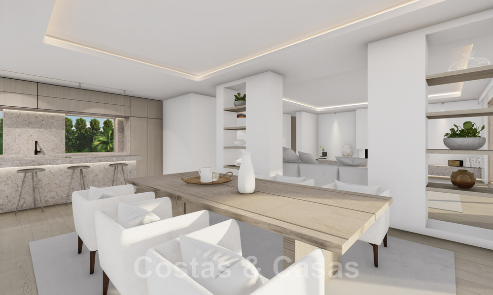 Volledig gerenoveerde Spaanse luxevilla te koop in een bevoorrechte urbanisatie dicht bij de golfbanen in Marbella - Benahavis 48093