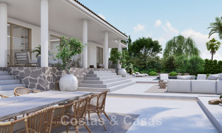 Volledig gerenoveerde Spaanse luxevilla te koop in een bevoorrechte urbanisatie dicht bij de golfbanen in Marbella - Benahavis 48100 