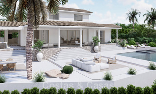 Volledig gerenoveerde Spaanse luxevilla te koop in een bevoorrechte urbanisatie dicht bij de golfbanen in Marbella - Benahavis 48101 