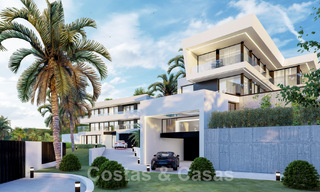Nieuw! 2 modernistische luxevilla’s te koop, genesteld in een groene gordel, met panoramisch zicht op zee ten oosten van Marbella centrum 48108 