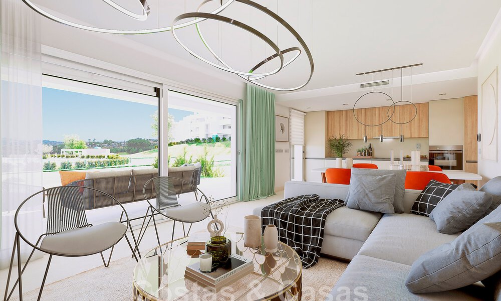 Moderne golfappartementen te koop gesitueerd in een exclusief golfresort in Mijas, Costa del Sol 49190