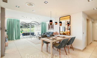 Moderne golfappartementen te koop gesitueerd in een exclusief golfresort in Mijas, Costa del Sol 49195 