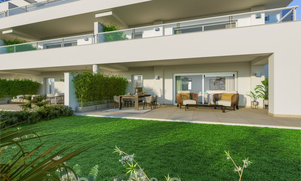 Moderne golfappartementen te koop gesitueerd in een exclusief golfresort in Mijas, Costa del Sol 49200