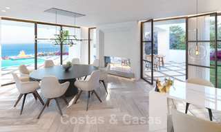 Mediterrane luxevilla te koop met uitzicht op zee in een prestigieuze gated community in La Quinta in Benahavis - Marbella 49227 