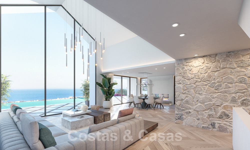 Mediterrane luxevilla te koop met uitzicht op zee in een prestigieuze gated community in La Quinta in Benahavis - Marbella 49228