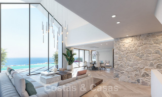 Mediterrane luxevilla te koop met uitzicht op zee in een prestigieuze gated community in La Quinta in Benahavis - Marbella 49228 