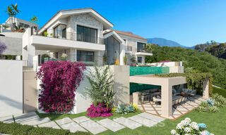 Mediterrane luxevilla te koop met uitzicht op zee in een prestigieuze gated community in La Quinta in Benahavis - Marbella 49230 