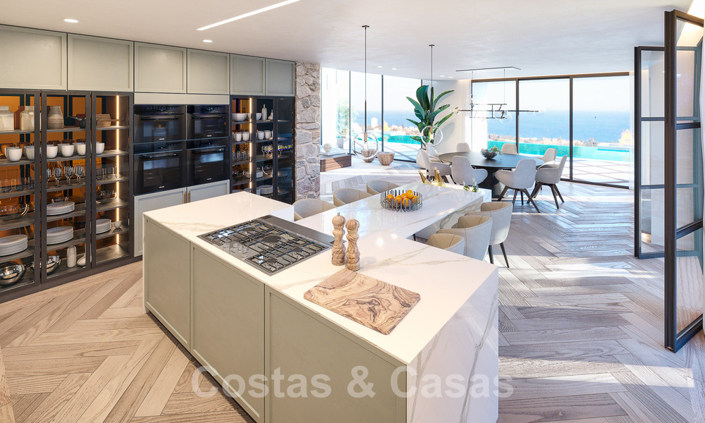Mediterrane luxevilla te koop met uitzicht op zee in een prestigieuze gated community in La Quinta in Benahavis - Marbella 49241
