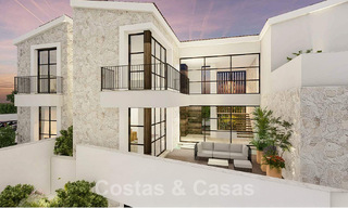 Exclusieve luxevilla te koop met riante buitenzones en een schitterend zicht op de Middellandse Zee in de heuvels van Benahavis - Marbella 49328 