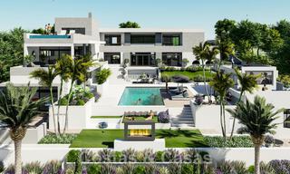 Perceel + project van een geavanceerde villa te koop gesitueerd in de zeer exclusieve, afgeschermde gemeenschap van Sotogrande, Costa del Sol 49010 