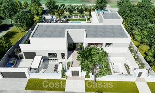 Perceel + project van een geavanceerde villa te koop gesitueerd in de zeer exclusieve, afgeschermde gemeenschap van Sotogrande, Costa del Sol 49011 