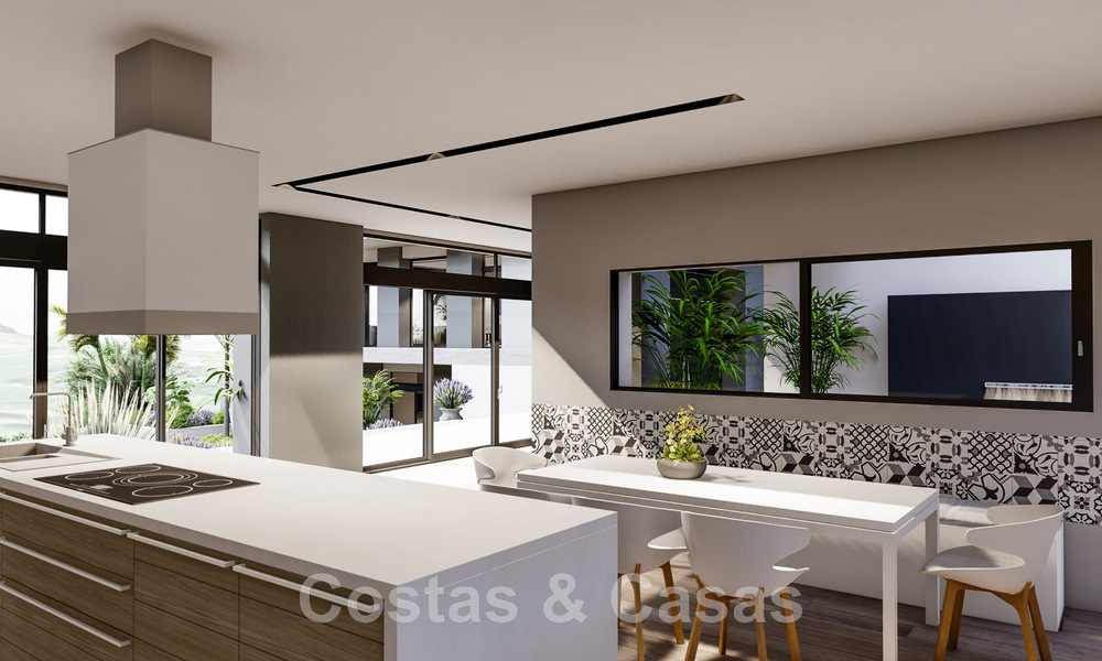 Perceel + project van een geavanceerde villa te koop gesitueerd in de zeer exclusieve, afgeschermde gemeenschap van Sotogrande, Costa del Sol 49014