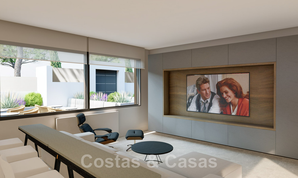Perceel + project van een geavanceerde villa te koop gesitueerd in de zeer exclusieve, afgeschermde gemeenschap van Sotogrande, Costa del Sol 49015