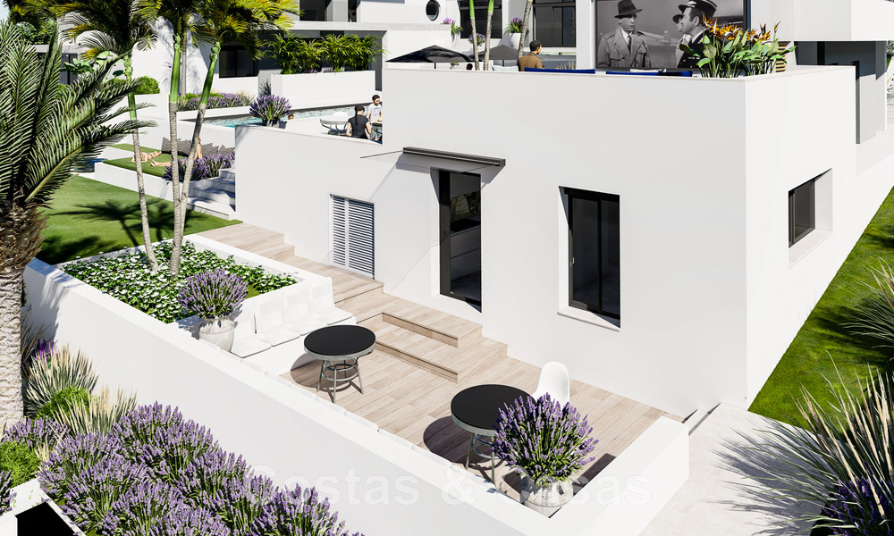 Perceel + project van een geavanceerde villa te koop gesitueerd in de zeer exclusieve, afgeschermde gemeenschap van Sotogrande, Costa del Sol 49016