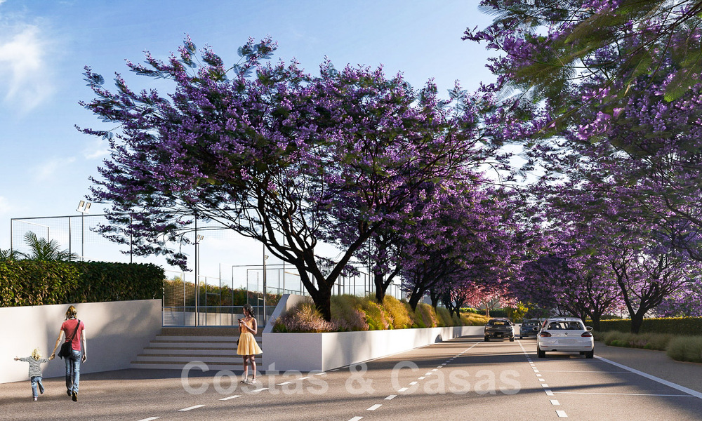 Nieuwe, luxueuze appartementen in eigentijdse stijl te koop met een ruim terras en panoramisch uitzicht op de New Golden Mile tussen Marbella en Estepona 50063