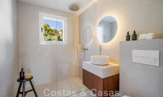 Zeer bekoorlijk en ruim luxe penthouse te koop met open zeezicht vanaf het solarium in La Quinta, Benahavis - Marbella 49983 