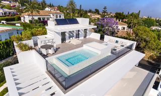 Contemporaine, vrijstaande luxevilla te koop met panoramisch berg- en zeezicht, hartje Golden Mile van Marbella 49898 
