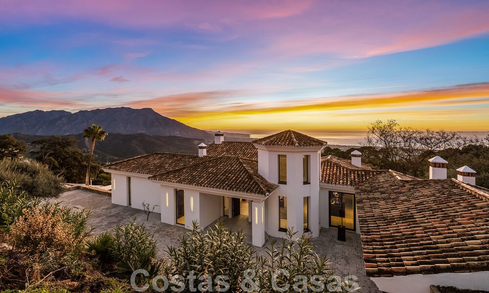 Mediterrane luxevilla te koop met een eigentijdse uitstraling en prachtig zeezicht in het exclusieve La Zagaleta Golfresort, Benahavis - Marbella 49342