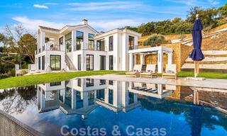 Mediterrane luxevilla te koop met een eigentijdse uitstraling en prachtig zeezicht in het exclusieve La Zagaleta Golfresort, Benahavis - Marbella 49357 