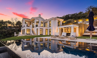 Mediterrane luxevilla te koop met een eigentijdse uitstraling en prachtig zeezicht in het exclusieve La Zagaleta Golfresort, Benahavis - Marbella 49361 